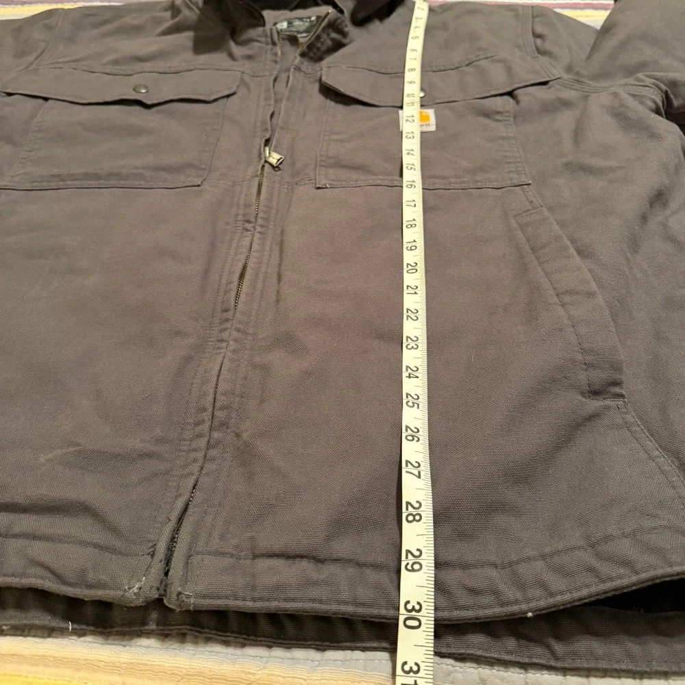 Carhartt Jacket Mens 2XL‎ Loose Fit Gravel Gray Duck Canvas 104480 GVL